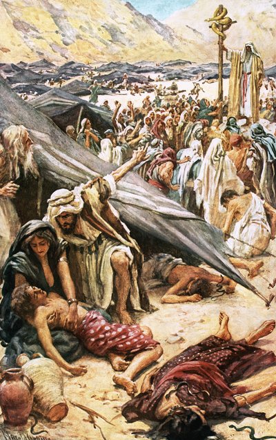 Le serpent en bronze - Harold Copping